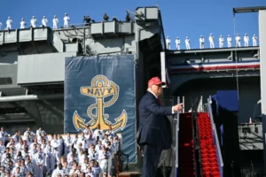 US Navy Aircraft Carrier Damage Painted Over 8 Months After Collision